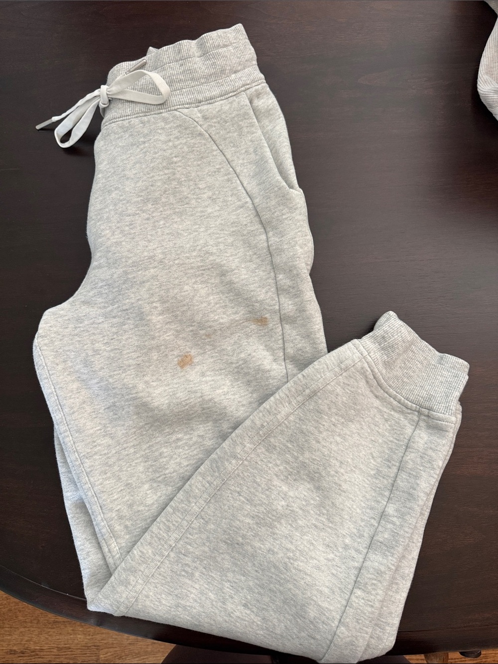 LULULEMON Grey Scuba Joggers 4/XS